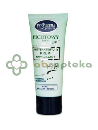 Proderma Profarm, pichtowy krem antybakteryjny, nawilżający, cera mieszana i tłusta, 75 ml