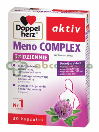 Doppelherz Aktiv Meno Complex,    30 kapsułek