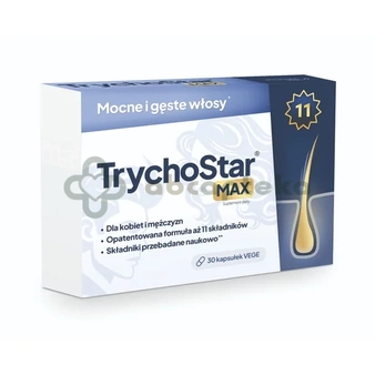 TrychoStar Max 30 kapsułek | DATA WAŻNOŚCI 31.05.2026r