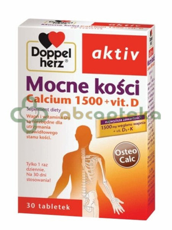 Doppelherz Aktiv Mocne kości,       30 tabletek