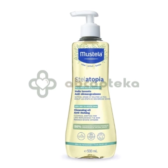 Mustela, Stelatopia, olejek myjący, 500 ml