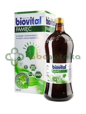 Biovital Pamięć, płyn, 1000 ml | DATA WAŻNOŚCI 28.02.2026