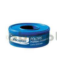 Viscoplast Polovis, przylepiec jedwabny, 5 m x 12,5 mm, 1 sztuka