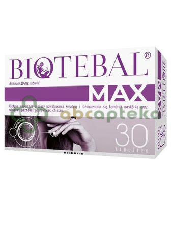 Biotebal Max 10 mg, 30 tabletek