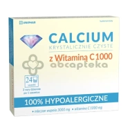 Calcium Krystalicznie Czyste z Witaminą C, 24 saszetki