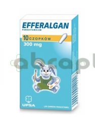 Efferalgan, 300 mg, 10 czopków