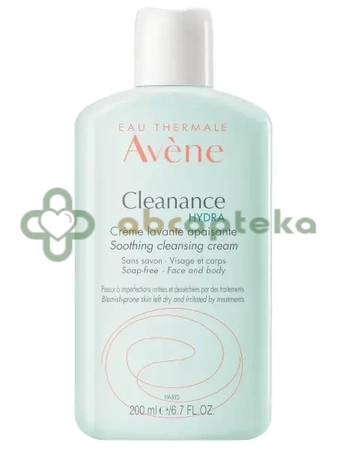 Avene Cleanance Hydra, oczyszczający krem łagodzący, 200 ml