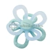 Babyono gryzak silikonowy Flower, 1596/02, niebieski, 1 sztuka