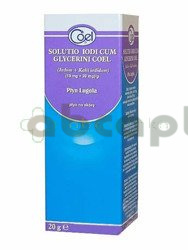 Solutio Iodi Cum Glycerini Coel, Płyn Lugola 10 mg+20 mg/g, 20 g