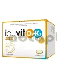 Ibuvit D3 4000 IU + K2 MK-7 Omega 3, 30 kapsułek
