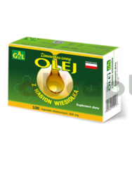 Zimnotłoczony olej z nasion wiesiołka 500 mg, 100 kapsułek