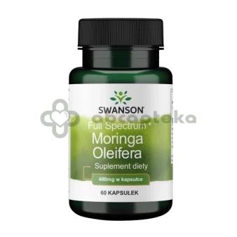 SWANSON Full Spectrum Moringa Oleifera 400 mg, 60 kapsułek