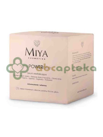 Miya My Power Elixir, serum rewitalizujące do twarzy, 50 ml