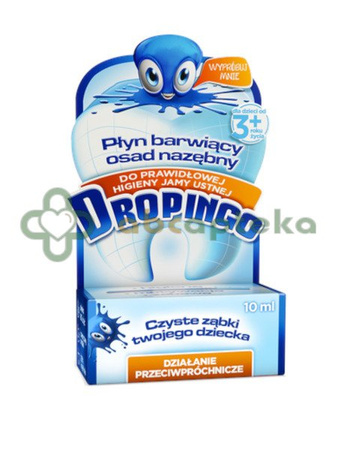 Dropingo, płyn barwiący osad nazębny, 10 ml 