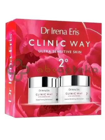 Dr Irena Eris Clinic Way 2°,  zestaw dermokrem na dzień, SPF 20, 50 ml + dermokrem na noc, 50 ml