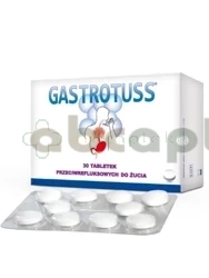 Gastrotuss,  przeciwrefluksowe tabletki do żucia   24 tabletki