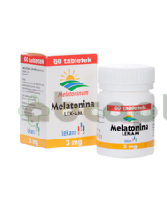 Melatonina LEK-AM, 3 mg, 60 tabletek