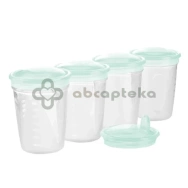 Babyono pojemniki do przechowywania pokarmu z ustnikiem, 4 sztuki