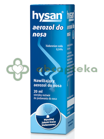 Hysan, nawilżający aerozol do nosa, 20 ml 