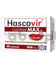 Hascovir control MAX 400 mg, 60 tabletek
