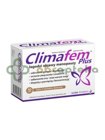 Climafem Plus, 30 tabletek