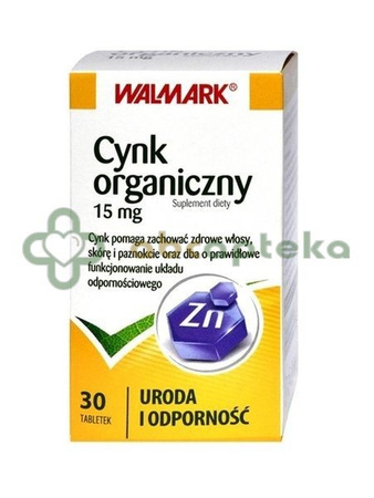 Walmark Cynk organiczny 15 mg 30 tabletek