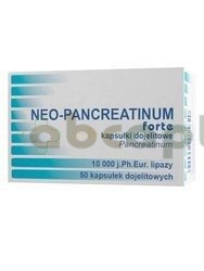Neo-Pancreatinum forte, 50 kapsułek dojelitowych