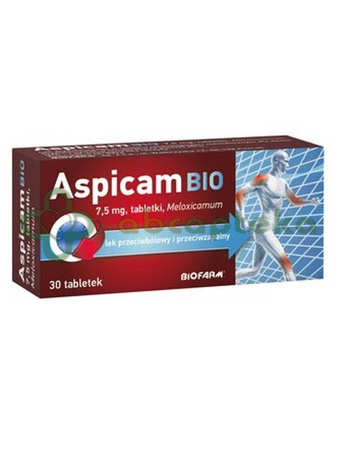 Aspicam Bio, 7,5 mg, 30 tabletek