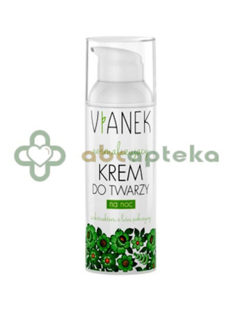 Sylveco Vianek, normalizujący krem do twarzy na noc, 50 ml