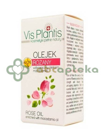 Vis Plantis, olejek różany wzbogacony olejkiem macadamia, 30 ml