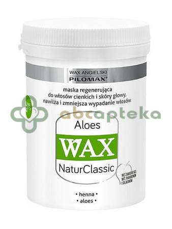 WAX Pilomax Aloes, maska do włosów cienkich, 240 ml 