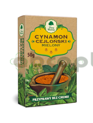 Dary Natury, Cynamon Cejloński mielony bez glutenu, 50 g