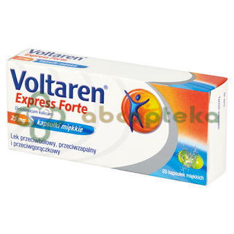 Voltaren Express Forte, 20 kapsułek