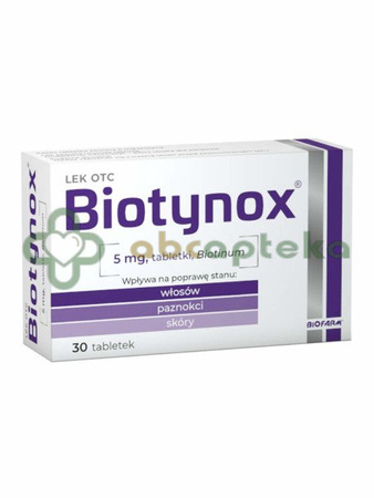 Biotynox 5 mg,                     30 tabletek