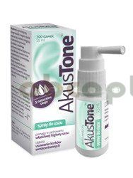 Akustone, spray do uszu, 15 ml