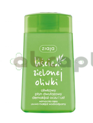 Ziaja, liście zielonej oliwki, płyn dwufazowy, demakijaż oczu i ust, 120 ml