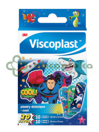 Viscoplast Cool, plastry dziecięce, 20 sztuk