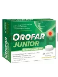Orofar Junior, 24 tabletki do ssania