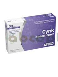 Cynk organiczny 30 tabletek