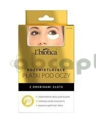 L'BIOTICA płatki kolagenowe pod oczy rozświetlające, 3 x 2 sztuki