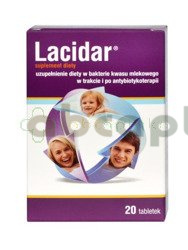 Lacidar, 20 tabletek