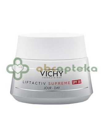 VICHY LIFTACTIV SUPREME, intensywny krem przeciwzmarszczkowy i ujędrniający, SPF30, 50 ml | DATA WAŻNOŚCI 31.01.2026