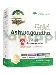 Olimp, Gold Ashwagandha KSM -66,         60 kapsułek