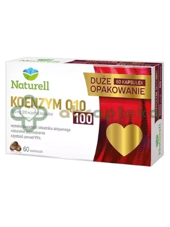 Naturell Koenzym Q10 100 mg, 60 kapsułek