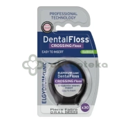 Elgydium Clinic, Dental Floss Crossing, nić dentystyczna do aparatów i implantów, 1 sztuka