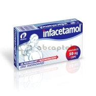 Infacetamol, 50 mg, 10 czopków