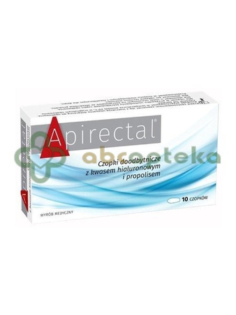 Apirectal czopki 10 sztuk