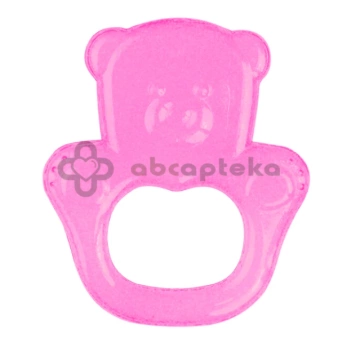 Babyono żelowy gryzak dla niemowląt, miś, 1 sztuka