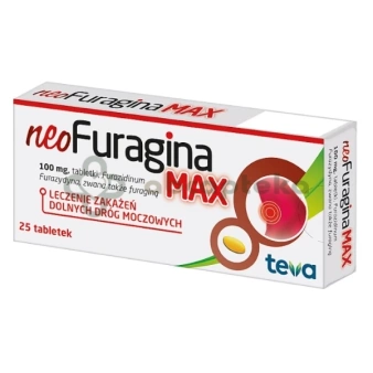 NeoFuragina Max, 100 mg, 25 tabletek