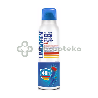 Undofen Aktywny Spray 48h do stóp i obuwia, 150 ml